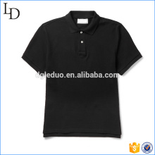 Black cotton pique golf polo men 100% cotton wholesale in China